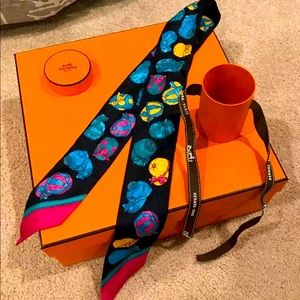 Rare Authentic Hermes Twilly New with box